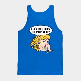 Funny Retro Feminist Anti Patriarchy Tank Top